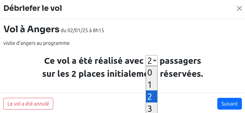 Débriefing étape 1